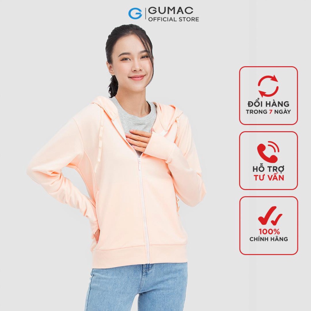 Áo khoác có nón nữ thời trang GUMAC AC05024