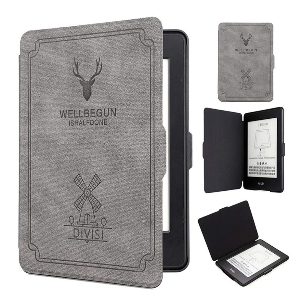 Bao Da Well Begun Kindle PaperWhite 4/3/2/1/2019 Kindle Oasis 3/2/2019 Nắp Hút Nam Châm - Phụ Kiện Đẹp Xaha