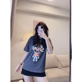 ANU707 - ÁO PHÔNG NỮ CỘC TAY NEVER STOP