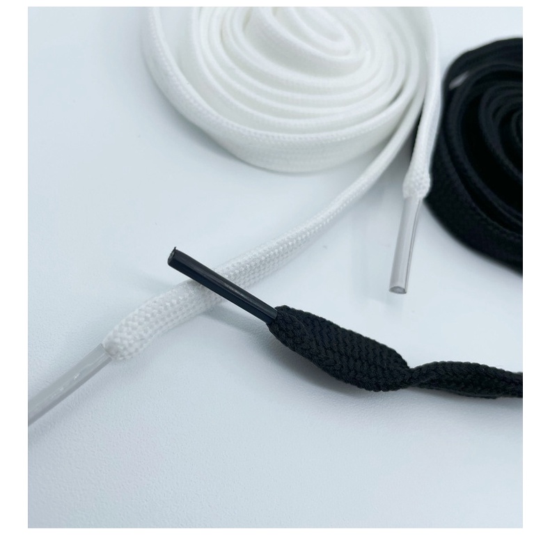 Dây Giày Thể Thao Dẹp Nam Nữ Cổ Thấp và Cổ Cao 120 &amp; 160cm Đơn Giản