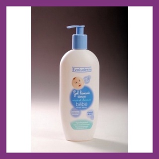 Sữa tắm gội dịu nhẹ cho em bé evoluderm 500ml