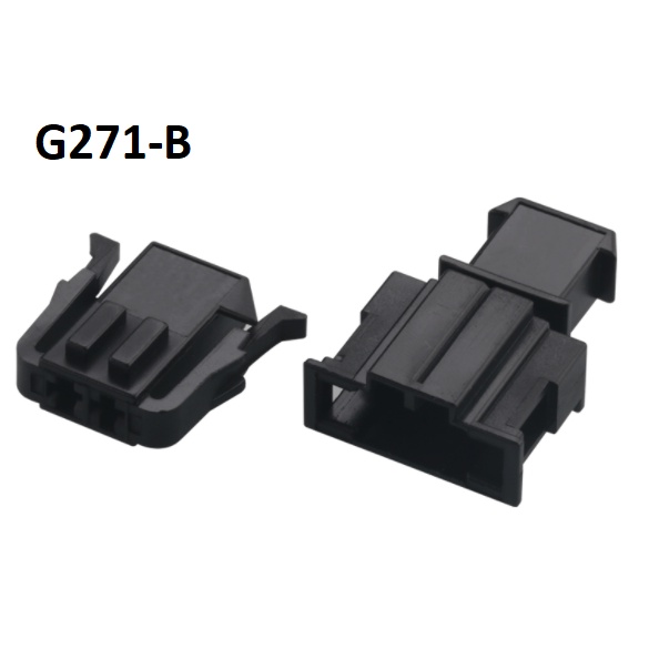 G271-Giắc cắm còi xe hơi 2 lỗ  2.8mm