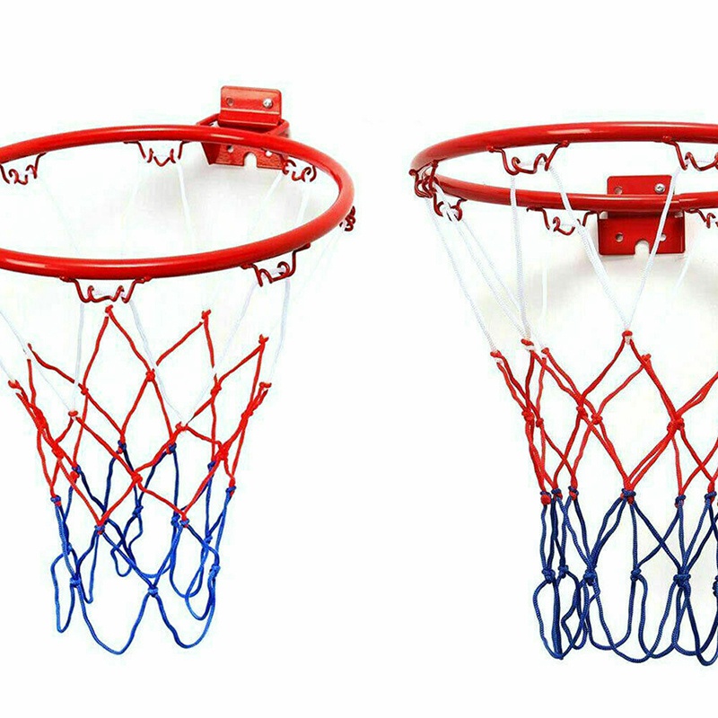 Khung Lưới Bóng Rổ Treo Tường 32cm Bằng Kim Loại Kèm Ốc Vít Tiện Dụng