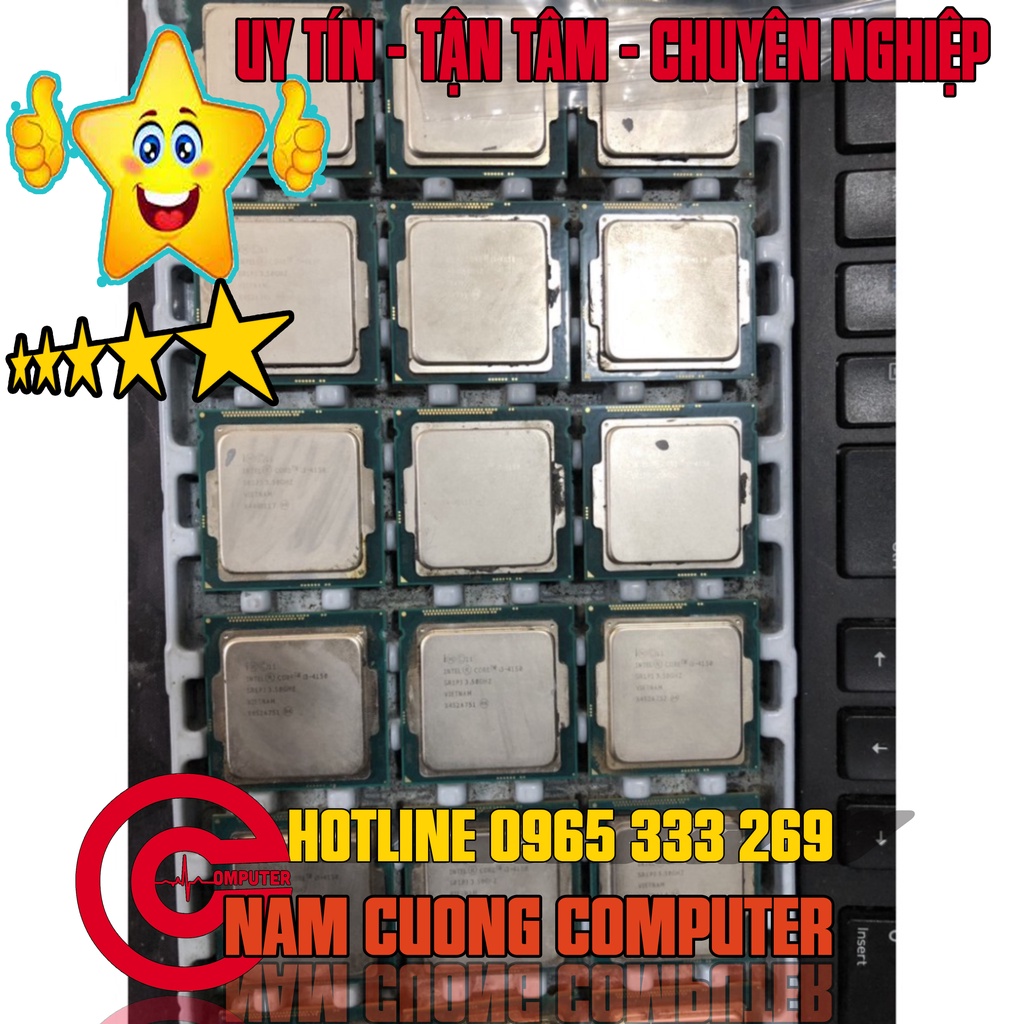CPU sk 1150, i5 4460 / i5 4570/ i5 4590/ i5 4690/ xeon 1220v3, chíp máy tính chạy trên main h81, b85, h97, z97