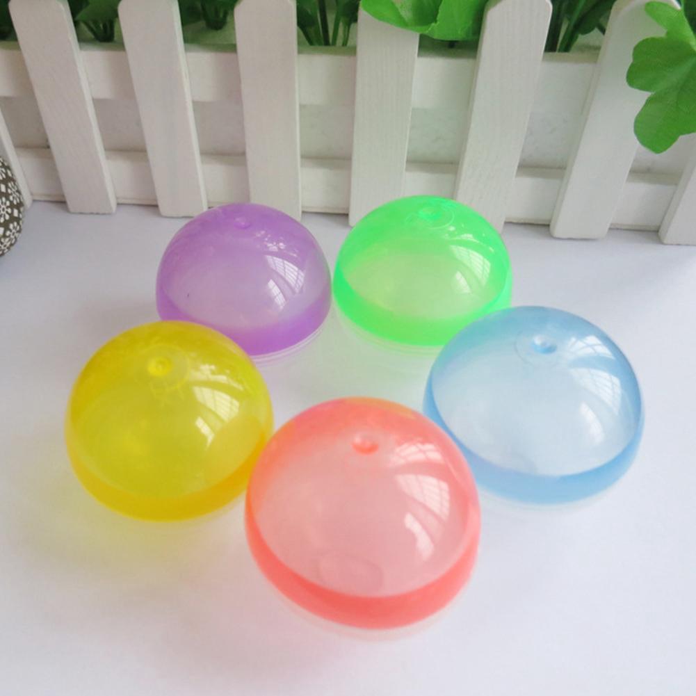 Transparent Round Egg Shape Ball for Storage for Lottery Gift for Kids Gift Toy