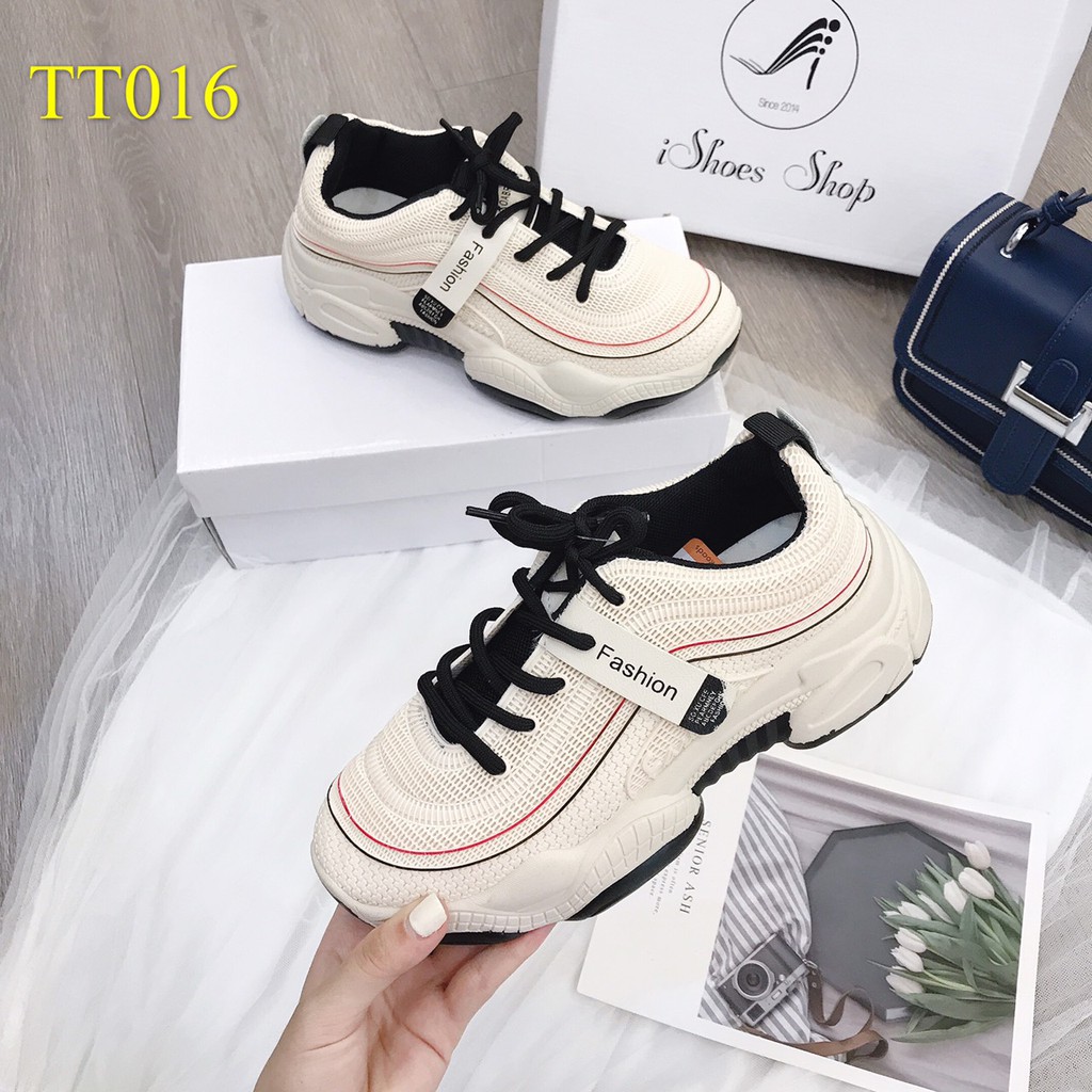 Giày thể thao nữ FASHION độn đế - TT016