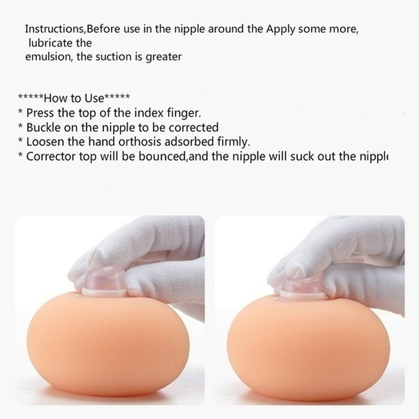 [Hàng mới về] Cặp dụng cụ định hình đầu ngực bằng silicon y tế không đau an toàn