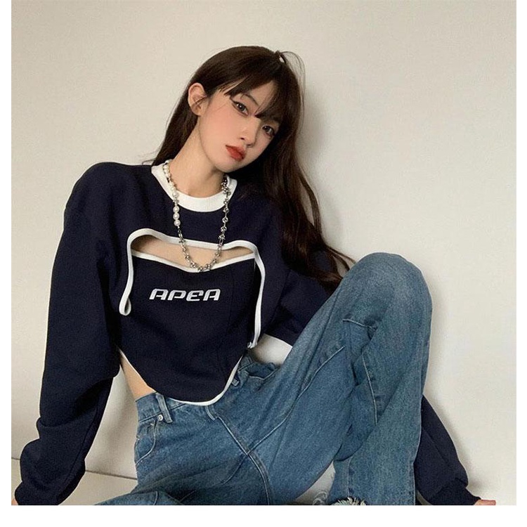 Bộ Đồ Hai Mảnh Áo Sweater Phong Cách Đường Phố Mỹ Mùa Thu Cao Cấp Phong Cách Thời Trang Mới 2022