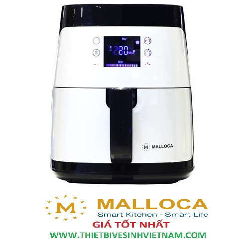 Nồi Chiên Không Dầu cao cấp Malloca MAF-7515, nồi chiên, hàng chính hãng Malloca, bảo hành 3 tháng