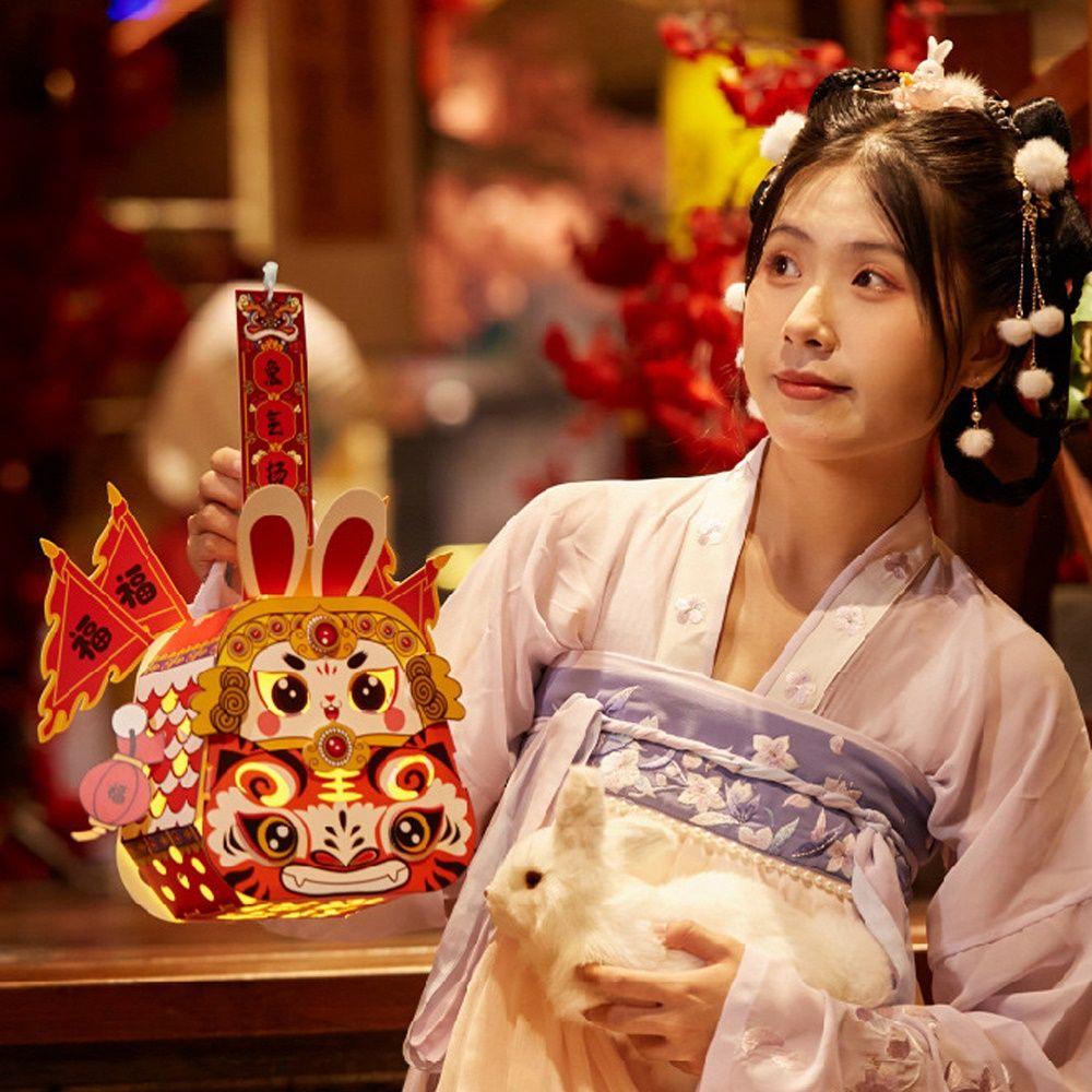 Lồng Đèn Dạ Quang Thủ Công Phong Cách Trung Hoa Cổ Điển Cho Bé