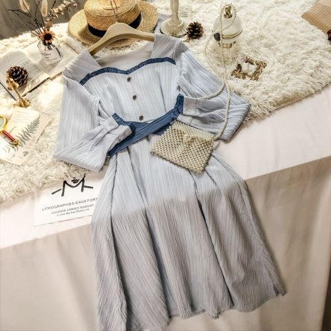 South Asgard Dress Fairy Girl Mori Style Super-Fairy Petite Waist-Tight Stem Orange First Love Japanese Sweet and Spicy Style Dress【3Month6Day After】 | BigBuy360 - bigbuy360.vn