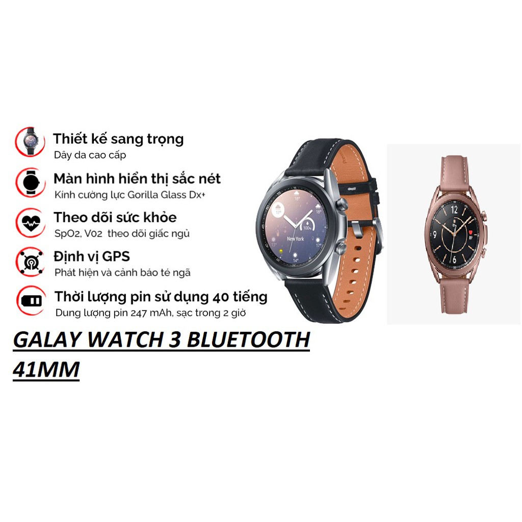 Đồng hồ  samsung galaxy watch 3 bản 41mm  chính hãng