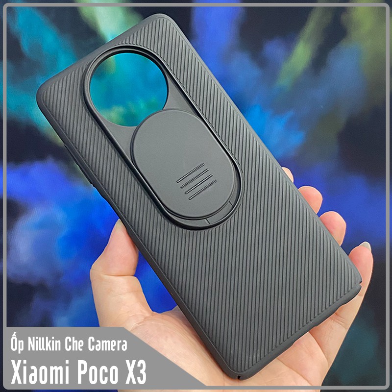 Ốp lưng cho Xiaomi Poco X3 NFC Nillkin CamShield che camera