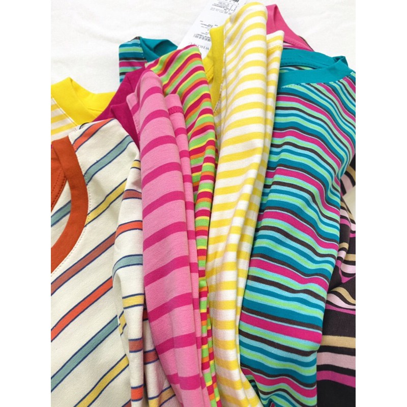 ÁO THUN SỌC TAY NGẮN