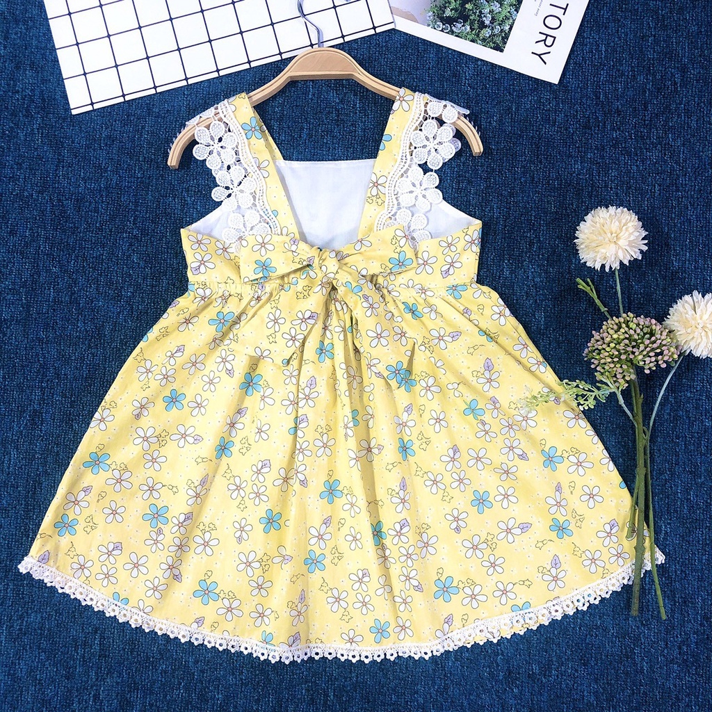 [Cao Cấp Cực Đẹp] Đầm Váy Bé Gái Size Đại 10-38kg Chất Cotton Mềm Mịn Rất Mát