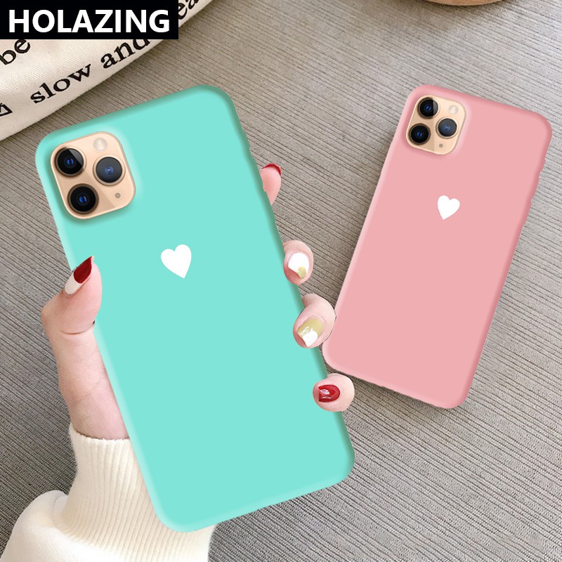 Ốp Điện Thoại Silicon Mềm Hình Trái Tim Cho Iphone Xs Max X Xr Iphone 12 Mini 11 Pro Max 8 Plus 7 Plus Se 2020 6s Plus | BigBuy360 - bigbuy360.vn