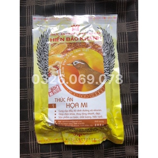 Cám hiển bảo khánh hoạ mi số 1 cao cấp gói 200g
