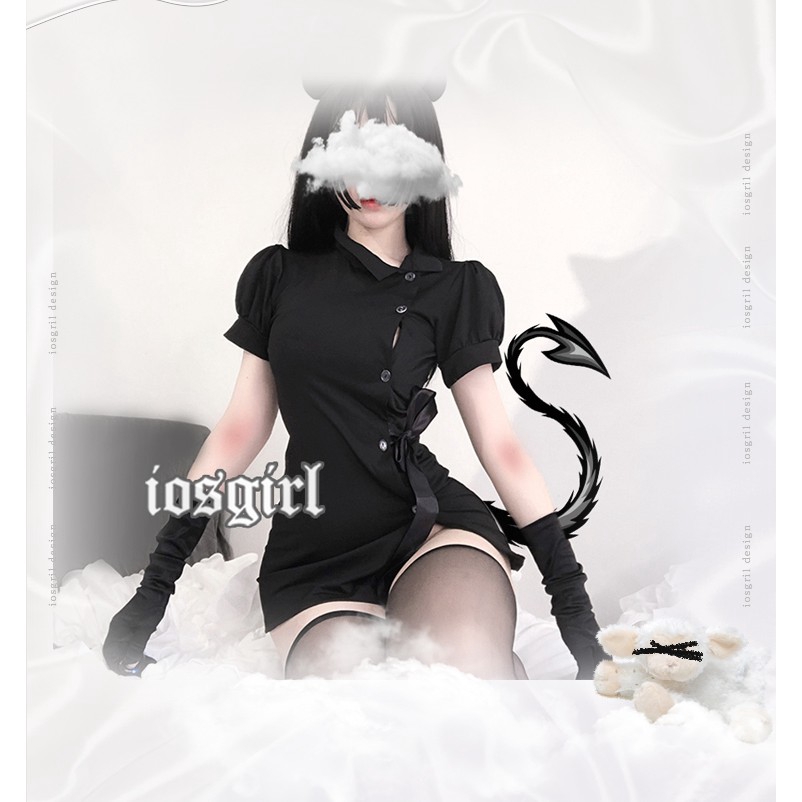 Set đồ lót 3 món hóa trang y tá gợi cảm quyến rũ