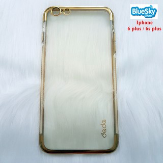 Ốp lưng Iphone 6 Plus / 6s Plus dẻo trong viền xi dada