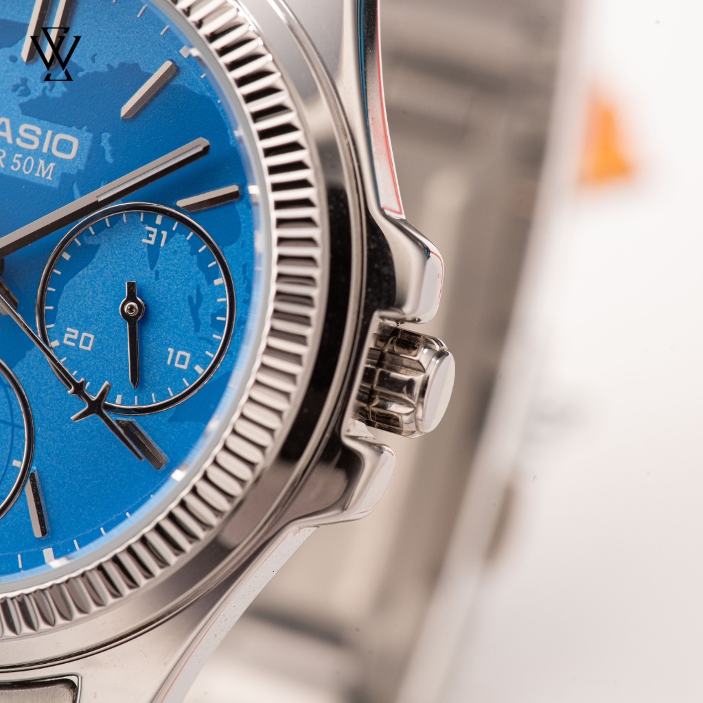 Đồng Hồ Quartz Nữ Casio WATCHSTORE LTP-2089D-2AVDF Thiết Kế Kính Khoáng 33.5mm, Dây Kim Loại, Vỏ Thép Không Gỉ