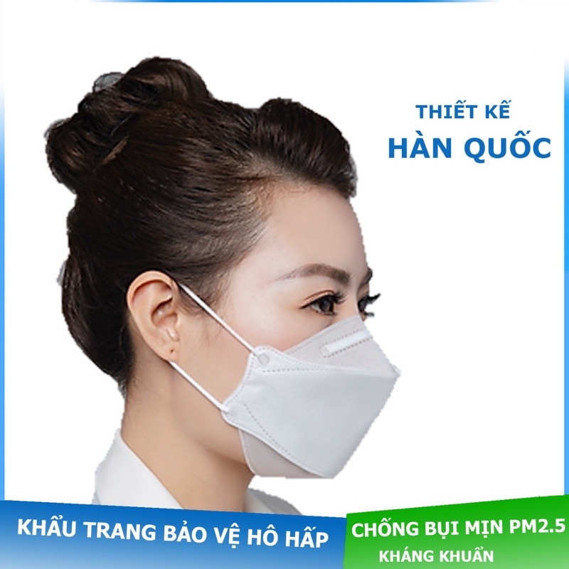 THÙNG 300 CÁI KHẨU TRANG KF94 VÀNG - HỒNG XANH- XÁM- TRẮNG