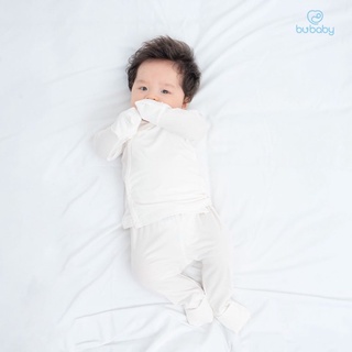 BuBaby - Bộ dài tay cài chéo sơ sinh