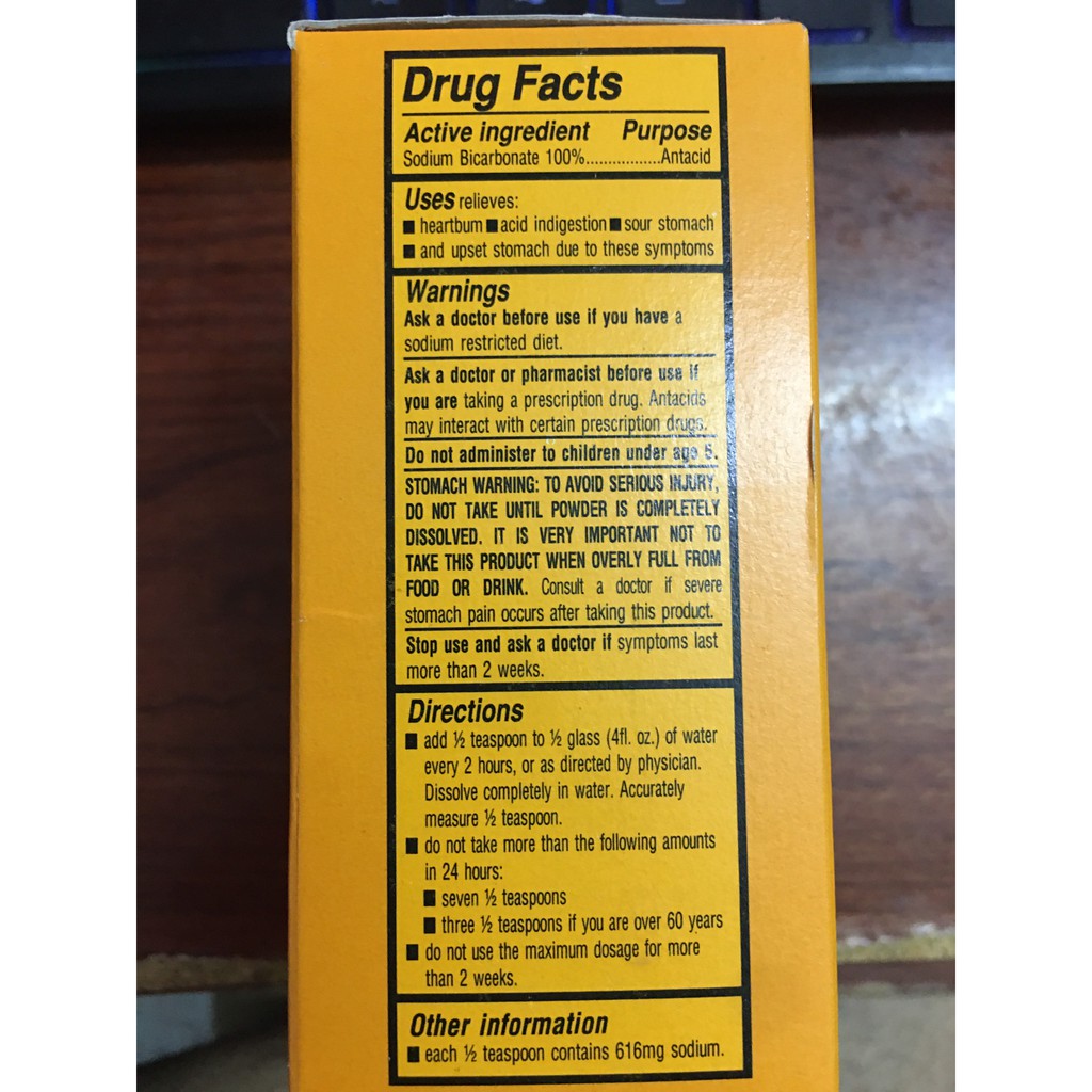 [Nowship in 2h] 1 Hộp Baking Soda Arm&Hammer (454g/hộp) | BigBuy360 - bigbuy360.vn