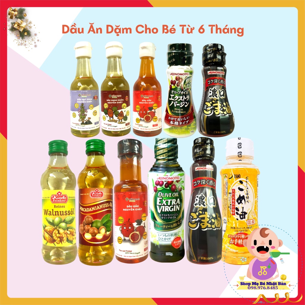 Dầu Ăn Dặm Cho Bé Từ 6 Tháng Tuổi