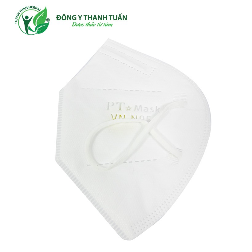 Khẩu trang VNN95 có van thở, kháng khuẩn, chống bụi siêu mịn PM2.5, màu trắng, chứng nhận CE, FDA