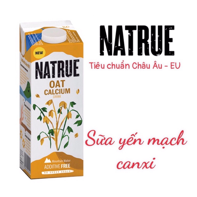Hộp 1L Sữa Yến Mạch Canxi Natrue - EU