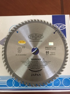 (GIÁ TỐT )LƯỠI CƯA GỖ COVINA ĐỦ SIZE ( TỪ 230MM-40R=> 250MM-120R)