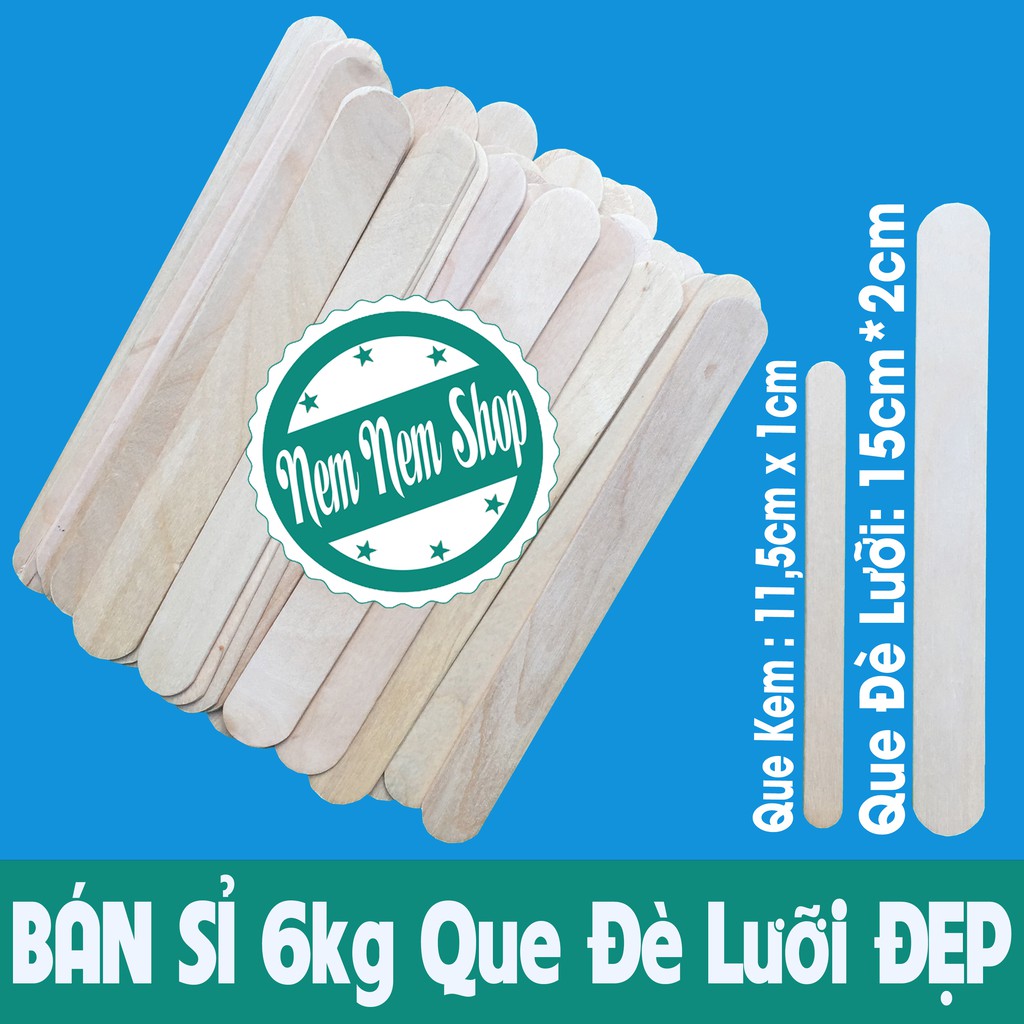 [Miễn Phí Ship Toàn Quốc] Bán SỈ 6kg Que Đè Lưỡi ĐẸP