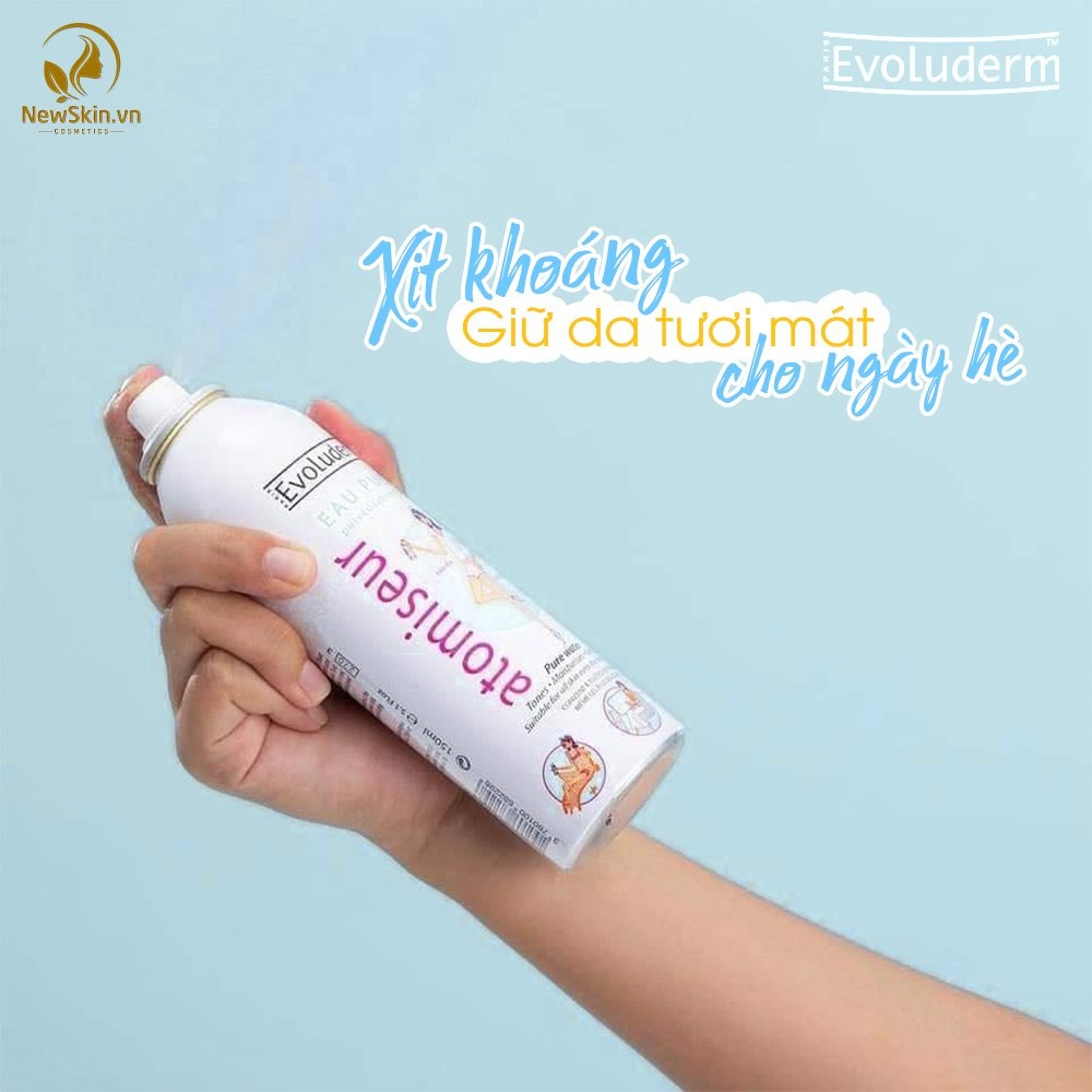 Xịt Khoáng Evoluderm Cấp Ẩm Làm Dịu Da 400ml - Pháp