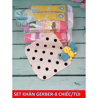 SET 8 KHĂN RỬA MẶT GERBER