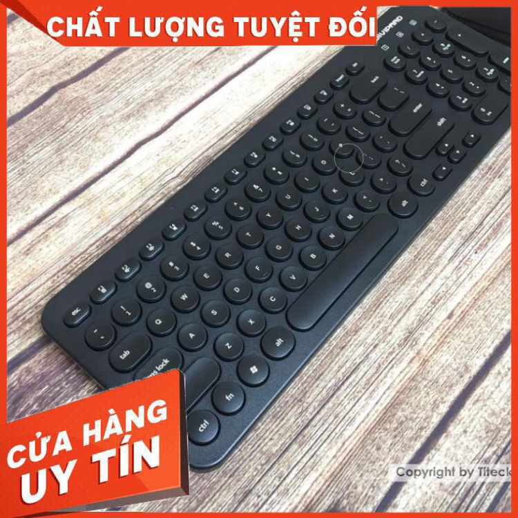 Bộ bàn phím và chuột không dây DIVIPARD - KM520 đen