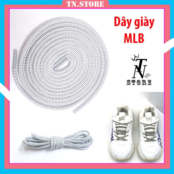 Dây giày MLB, dây giày thể thao dài 120Cm [Bán theo cặp]