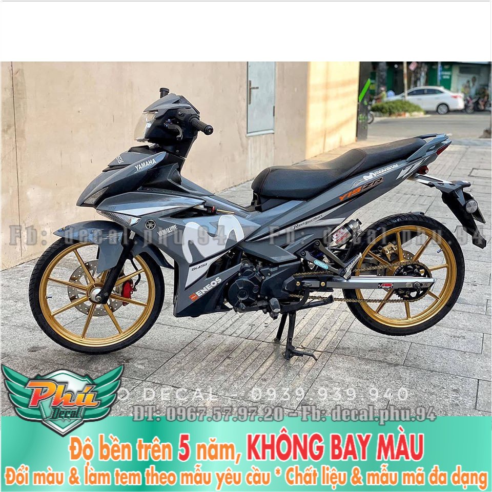 Tem rời EX 150 in trong UV cao cấp, dán lên được tất cả màu xe 2 -1