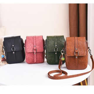 🔥FREE SHIP 50K🔥 Túi Xách Nữ Túi Đeo Chéo Túi Đựng Điện Thoại Thời Trang Kèm Móc Khóa