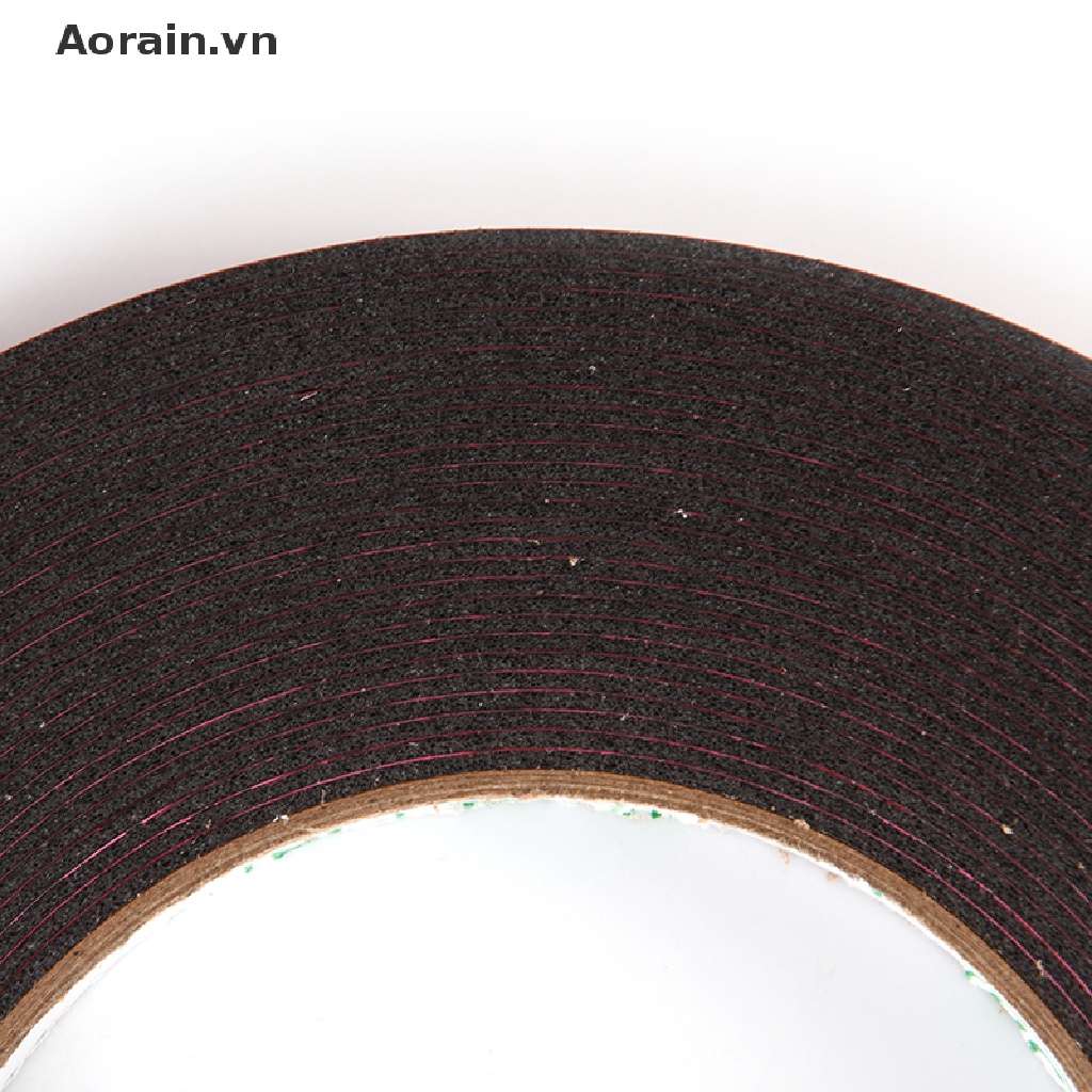 Cuộn băng keo hai mặt siêu dính màu đỏ dài 10m tiện dụng