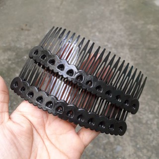 Combo 3 cái Lược cài nhựa mềm trái tim