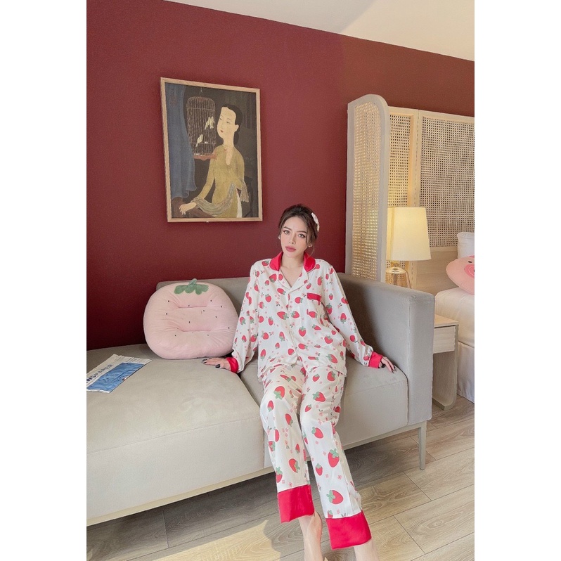 Bộ Pizama Tay Dài Quần Dài