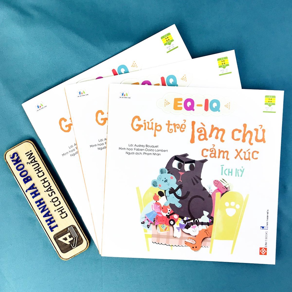 Sách - EQ - IQ: Giúp Trẻ Làm Chủ Cảm Xúc - Bộ 8 quyển