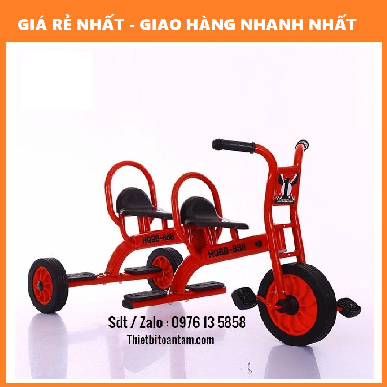 Xe đạp 2 chỗ ngồi cho bé tập đi giá tốt