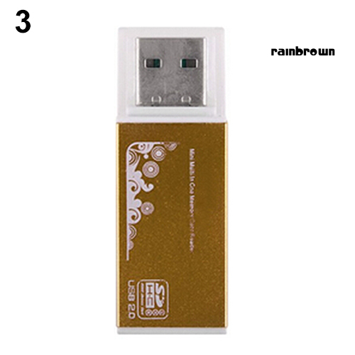 USB 2.0 All in 1 Multi Memory Card Reader for Micro SD SDHC TF M2 MMC MS PRO DUO /RXDN/