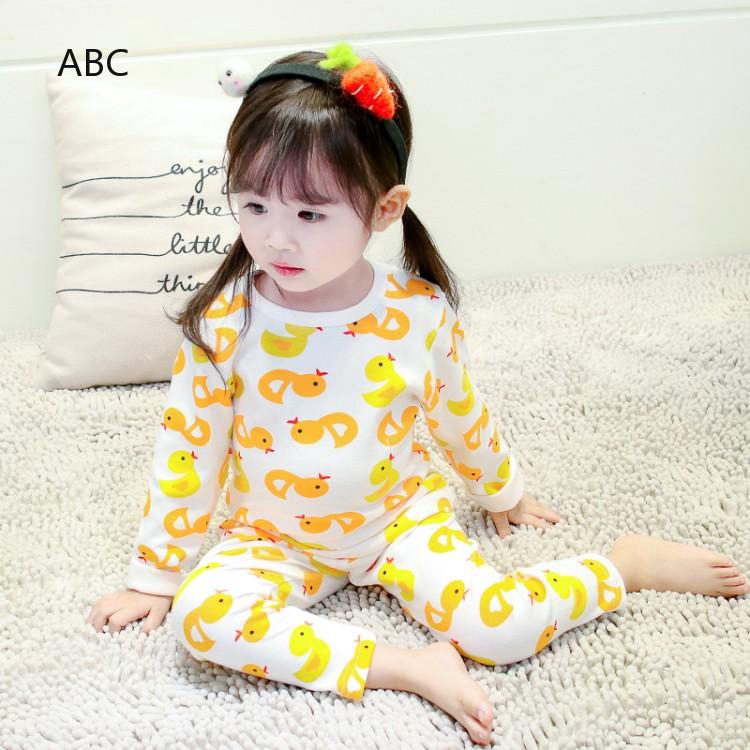 Bộ đồ pijama cotton cho bé trai và bé gái phong cách mùa hè