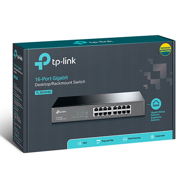 Bộ chia mạng TP-Link TL-SG1016D TL-SG1024D switch 16 24 cổng gigabit chia tín hiệu mạng RJ45 10/100/1000Mbps