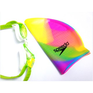 Mũ bơi silicone Speedo đa sắc