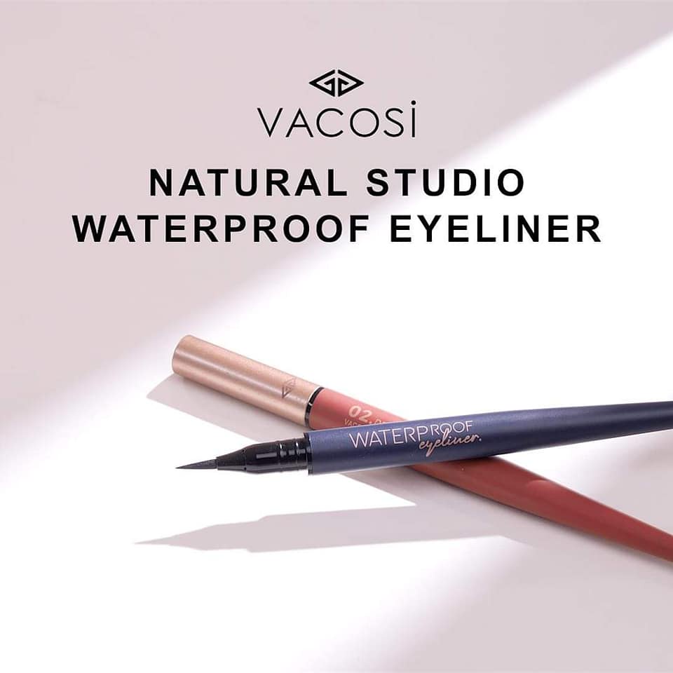 Bút Kẻ Mắt Nước Chống Trôi Vacosi Natural Studio Waterproof Eyeliner