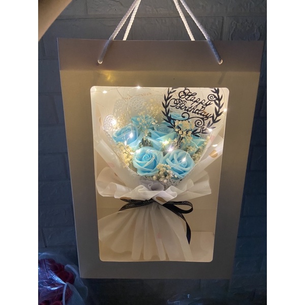 Combo 5 túi giấy Túi giấy đựng hoa, quai xách tiện lợi, lịch sự, túi đựng quà lưu niệm, loại đẹp