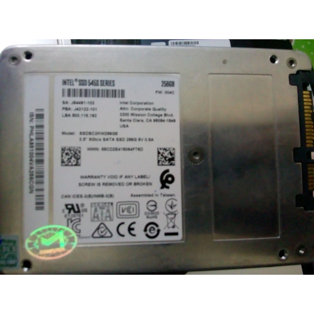 Ổ cứng SSD Intel 540s / 545s 256GB SATA3 đã qua sử dụng | BigBuy360 - bigbuy360.vn